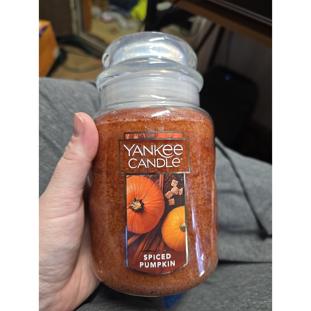 Yankee Candle 11522W Spiced Pumpkin 22oz New Never Lit